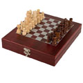 Rosewood Finish Chess Set