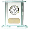 Eternity Jade Clock 5in