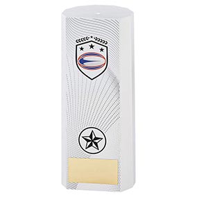 White Rugby Block 178mm