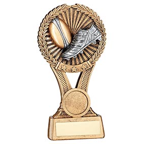 Laurel Rugby Boot Ball Trophy 127mm