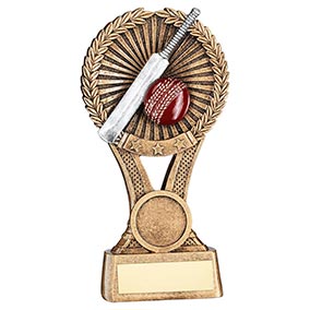 Laurel Cricket Bat Ball Trophy 127mm