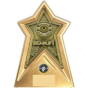 Starforce Antique Gold  Weightlifting Award 20cm