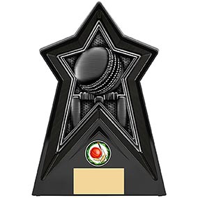 200mm Starforce Black Cricket Trophy