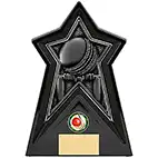 200mm Starforce Black Cricket Trophy