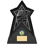 220mm Starforce Black Cricket Trophy