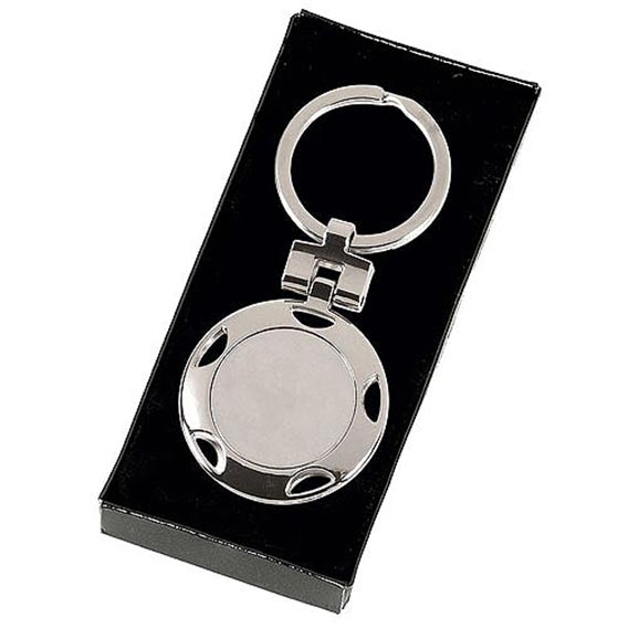 Crown Round Key Ring