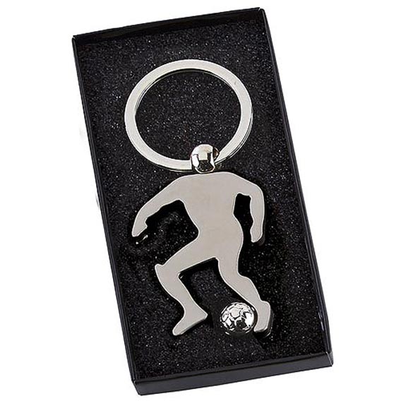 Footballer Keyring