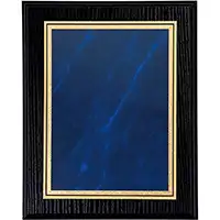 7in x 5in Blue Marble Black Ash Plaque