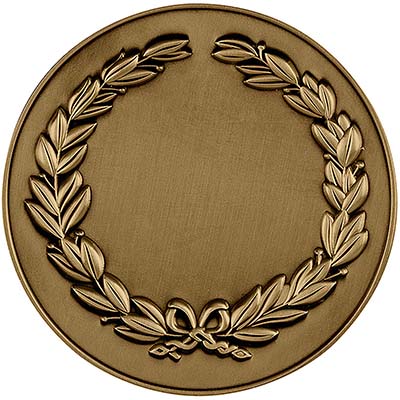 38mm Gold Wreath Medal