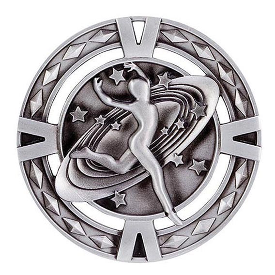 Silver V Tech Dance Medal 60mm