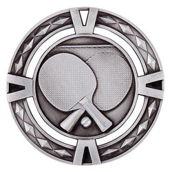 V-Tech Series Medal - Table Tennis Silver 60mm