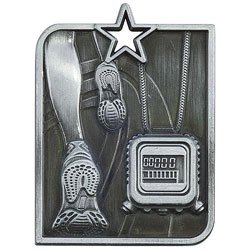 Centurion Star Series Running Medal Silver 53x40mm