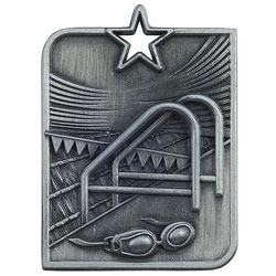 Centurion Star Series Swimming Medal Silver 53mm