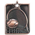 Centurion Star Series Tennis Medal Bronze 53x40mm