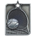 Centurion Star Series Tennis Medal Silver 53x40mm