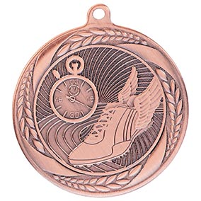 Bronze Typhoon Running Medal 55mm