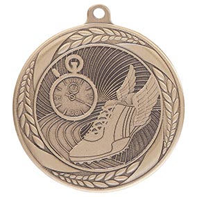 Gold Typhoon Running Medal 55mm