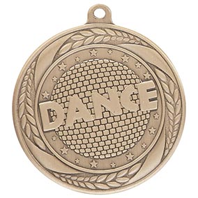 Gold Typhoon Dance Medal 55mm