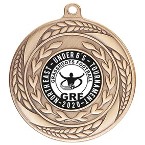 Gold Typhoon Multisport Medal 55mm