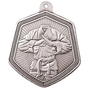 Falcon Martial Arts Medal Silver 65mm