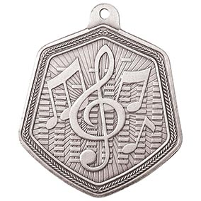 Falcon Music Medal Silver 65mm