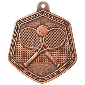 Falcon Tennis Medal Bronze 65mm