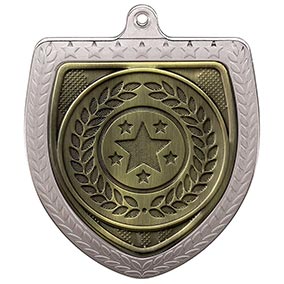 Silver Cobra Shield Multisport Medal 70mm