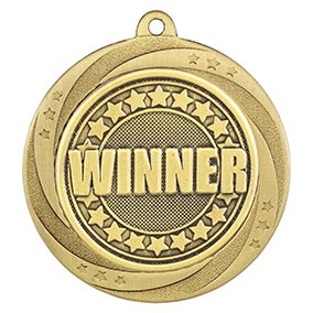 Gold Superstar Winner Medal 60mm