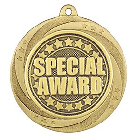 Gold Superstar Special Award Medal 60mm