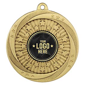 Gold Superstar Medal 60mm