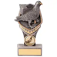 150mm Pigeon Trophy Silver Gold