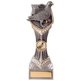 220mm Pigeon Trophy Silver Gold