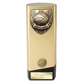 Gold Prime Cobra Basketball Trophy 190mm