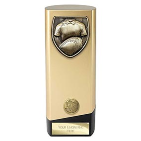 Gold Prime Cobra Rugby Trophy 190mm