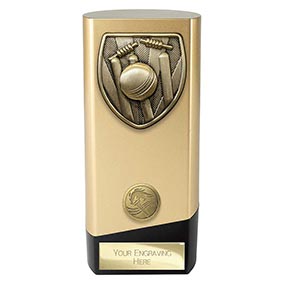 Gold Prime Cobra Cricket Trophy 160mm