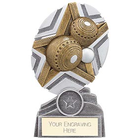 The Stars Lawn Bowls Trophy 150mm