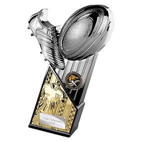 The Marauders Gold Shirt Rugby Trophy 190mm