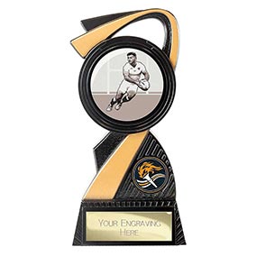 155mm Mania Rugby Trophy