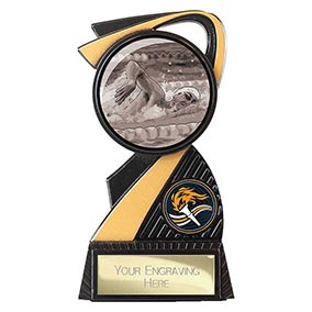 130mm Mania Swimming Trophy