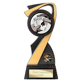 180mm Mania Poker Trophy