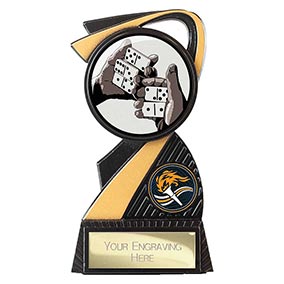 130mm Mania Dominoes Trophy