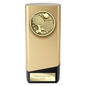 Gold Prime Star Table Tennis Trophy 160mm