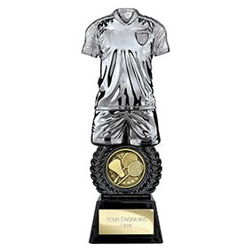 Intensity Gunmetal Shirt Badminton Trophy