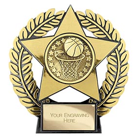 Emperor Star Gold Basketball Plaque