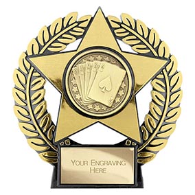 Emperor Star Gold Poker Plaque