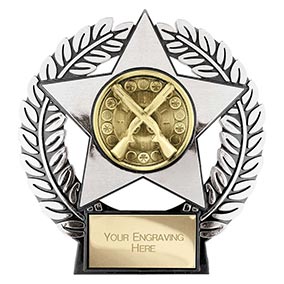 Emperor Star Silver Clay Pigeon Plaque