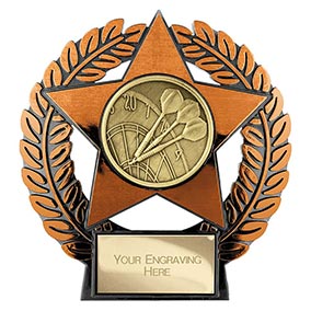Emperor Star Bronze Darts Plaque