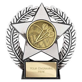 Emperor Star Silver Darts Plaque