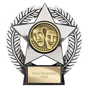 Emperor Star Silver Drama Plaque