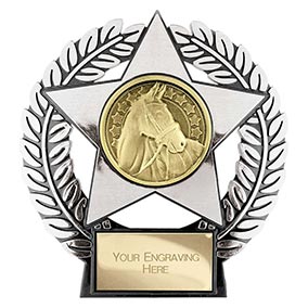 Emperor Star Silver Equestrian Plaque
